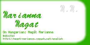 marianna magat business card